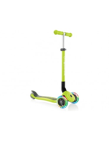 Globber - Scooter Primo Foldable Lights Lime Green