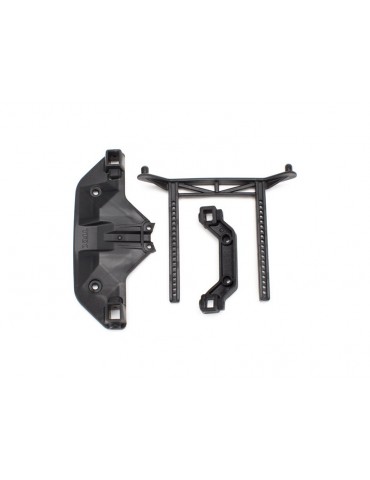 Traxxas Body mounts, front & rear/ body post, rear (1)