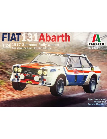 Italeri Fiat 131 Abarth 1977 San Remo Rally Winter (1:24)