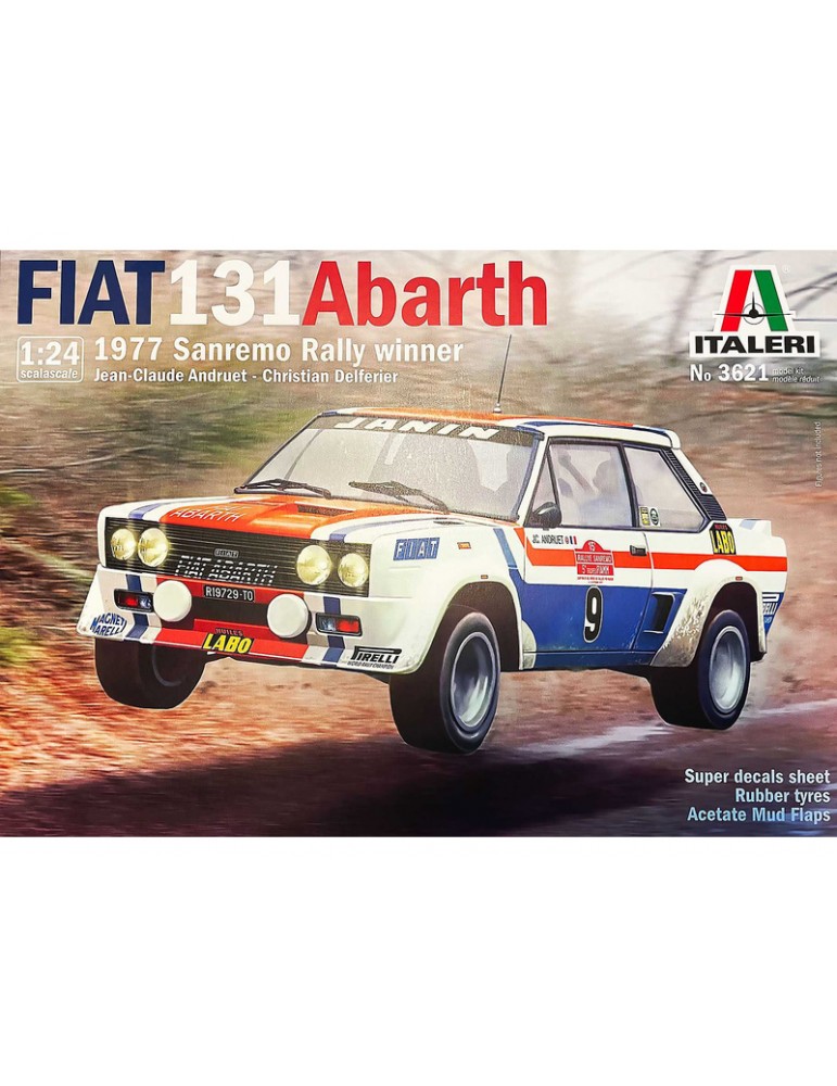 Italeri Fiat 131 Abarth 1977 San Remo Rally Winter (1:24)