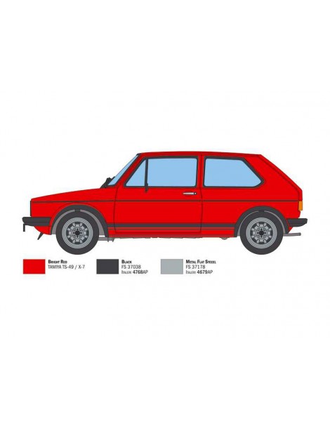 Italeri Volkswagen Golf GTI Rabbit (1:24)