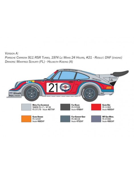 Italeri Porsche RSR 934 (1:24)