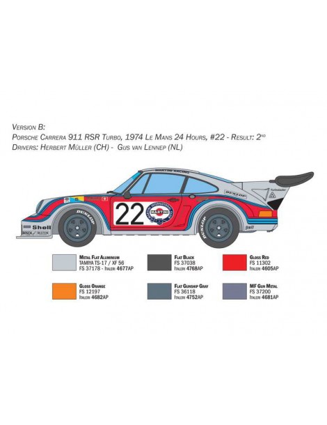 Italeri Porsche RSR 934 (1:24)
