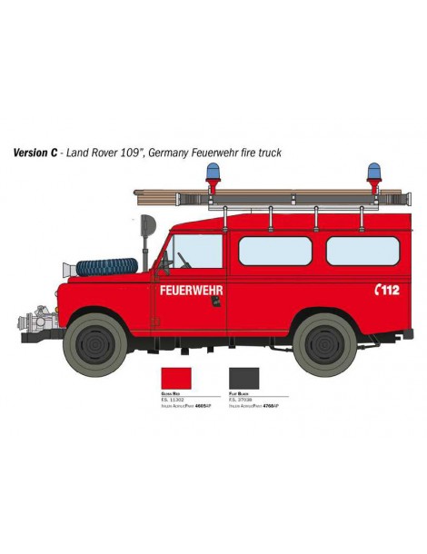 Italeri Land Rover Fire Truck (1:24)