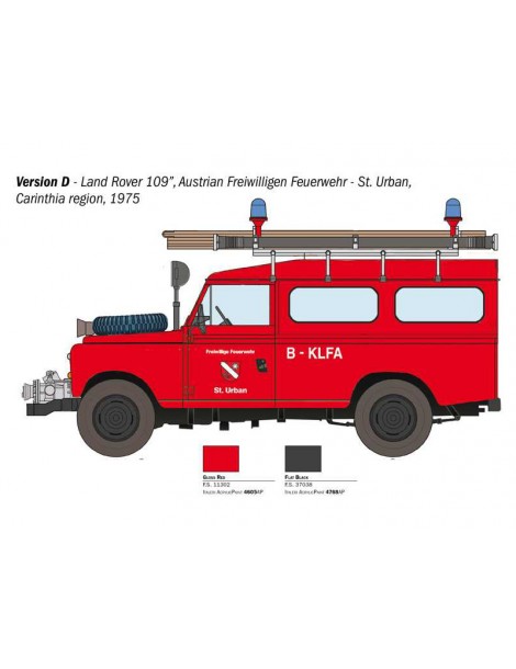 Italeri Land Rover Fire Truck (1:24)