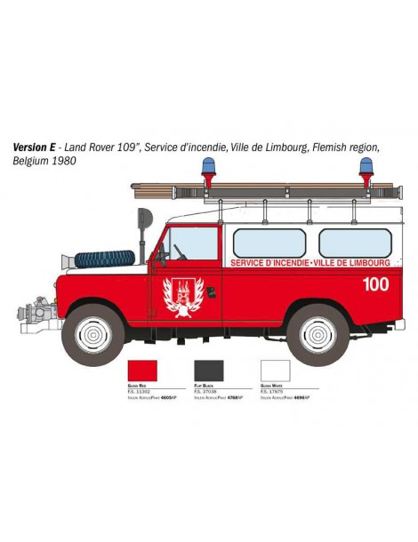 Italeri Land Rover Fire Truck (1:24)