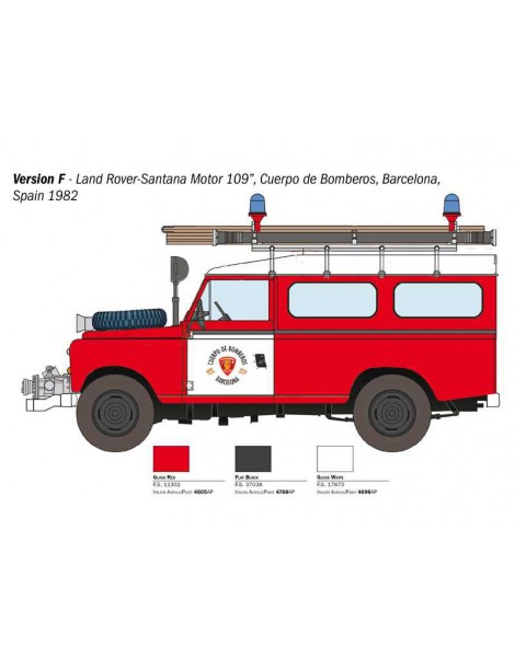 Italeri Land Rover Fire Truck (1:24)