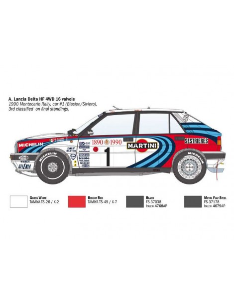 Italeri Lancia Delta HF Integrale (1:12)