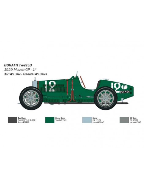 Italeri Bugatti Type 35B (1:12)