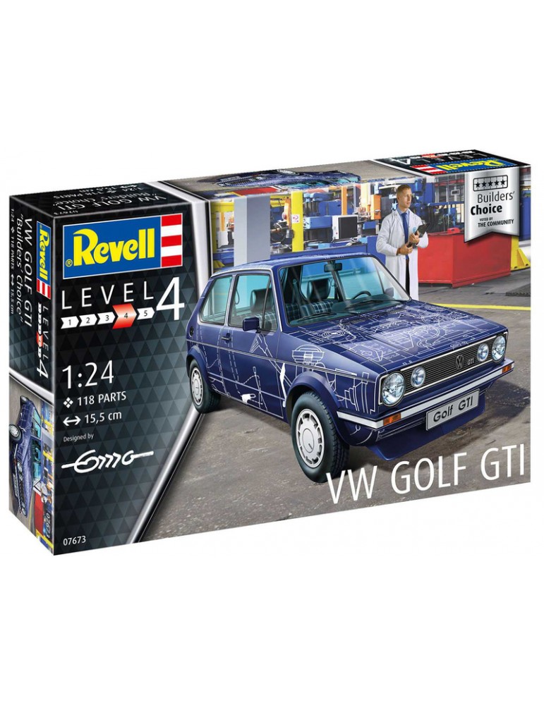 Revell Volkswagen Golf Gti Builders Choice (1:24) Revell Volkswagen Golf Gti Builders Choice (1:24)