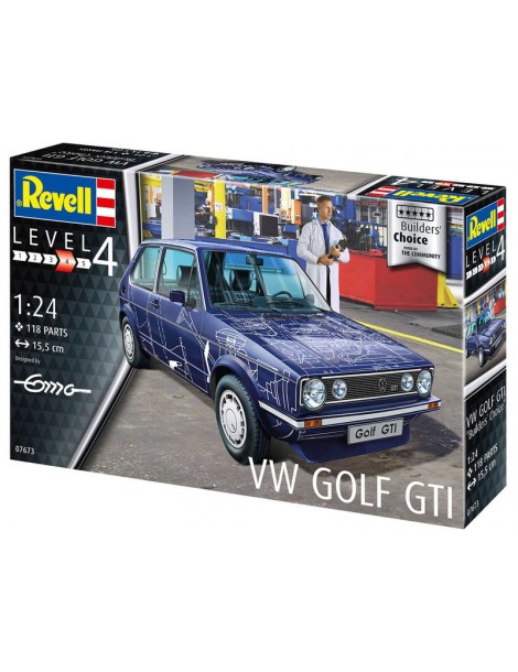 Revell Volkswagen Golf Gti Builders Choice (1:24)