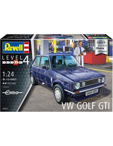 Revell Volkswagen Golf Gti Builders Choice (1:24)