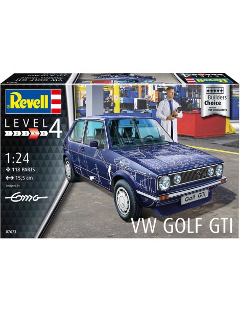 Revell Volkswagen Golf Gti Builders Choice (1:24)