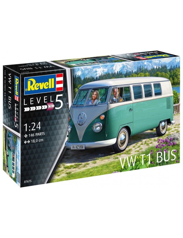 Revell Volkswagen T1 Bus (1:24) Revell Volkswagen T1 Bus (1:24)