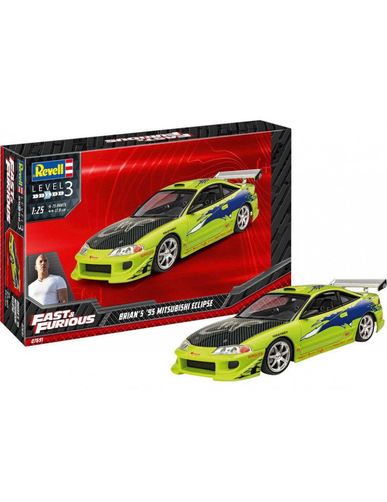 Revell Mitsubishi Eclipse 1995 Fast and Furious (1:25) Revell Mitsubishi Eclipse 1995 Fast and Furious (1:25)