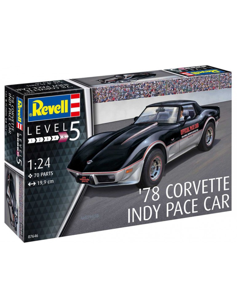 Revell Chevrolet Corvette 1978 Indy Pace Car (1:24) (set) Revell Chevrolet Corvette 1978 Indy Pace Car (1:24) (set)