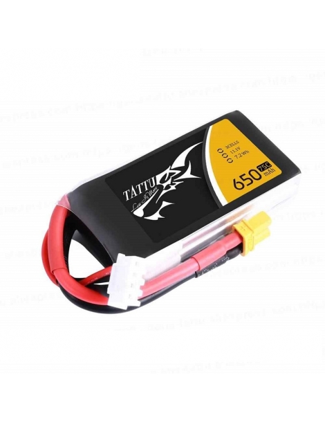 Tattu akumuliatorius 650mAh 11.1V 75C 3S1P-XT30