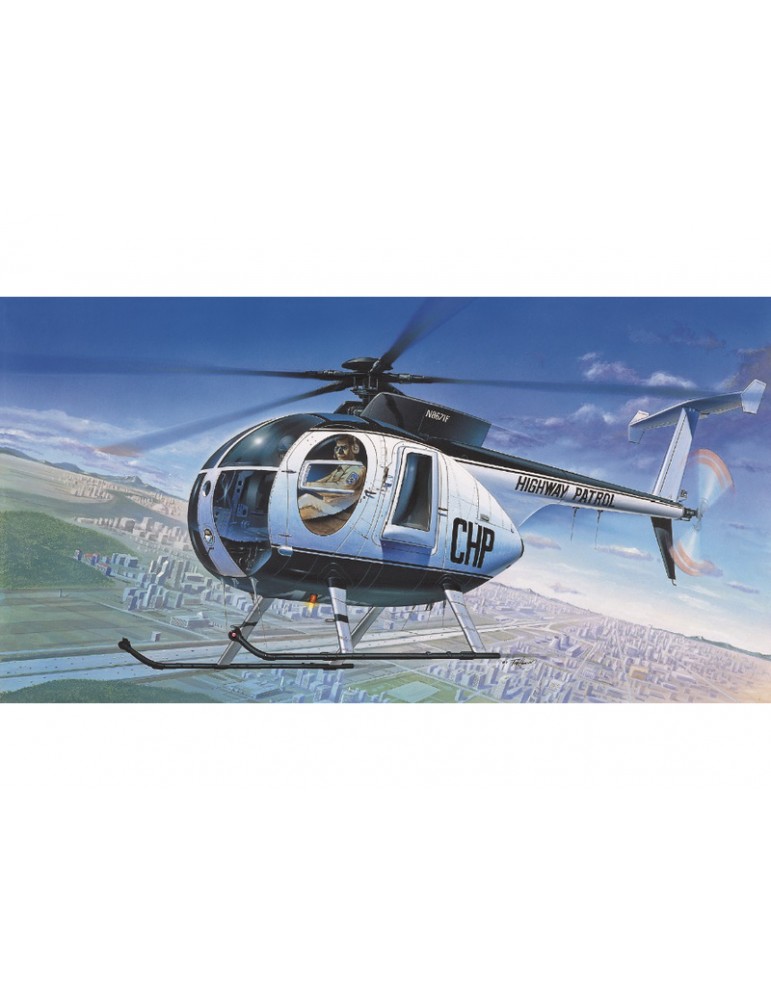 Academy Hughes 500D Police Helicopter (1:48)