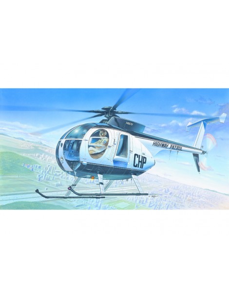 Academy Hughes 500D Police Helicopter (1:48)