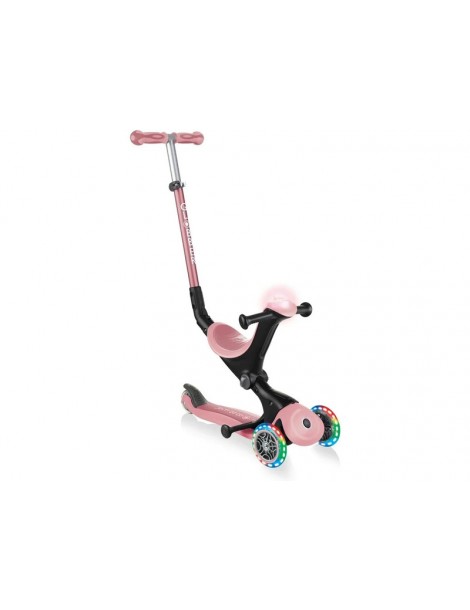 Globber - Scooter Go Up Deluxe Play Lights Pastel Pink