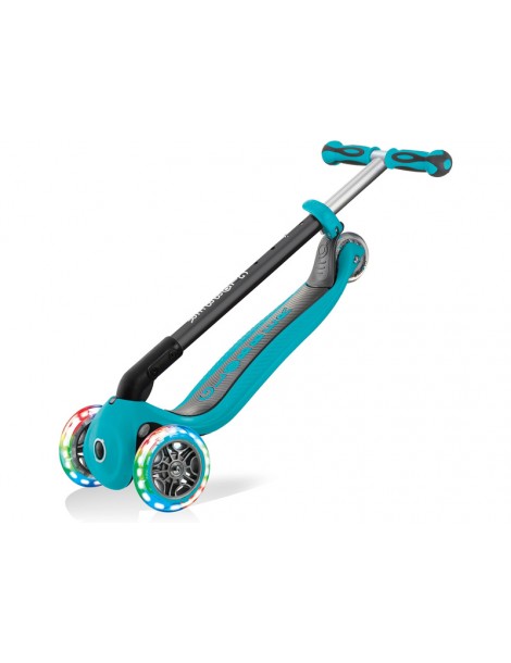 Globber - Scooter Go Up Deluxe Play Lights Pastel Pink