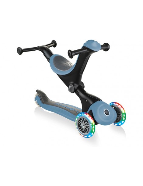 Globber - Scooter Go Up Deluxe Play Lights Pastel Pink