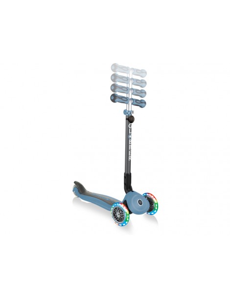 Globber - Scooter Go Up Deluxe Play Lights Pastel Pink