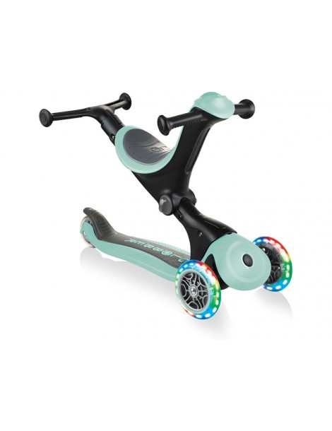 Globber - Scooter Go Up Deluxe Play Lights Pastel Pink