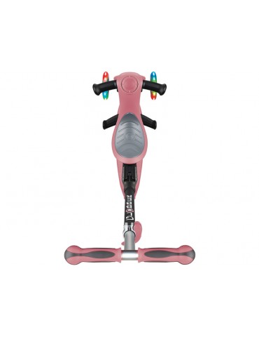 Globber - Scooter Go Up Deluxe Play Lights Pastel Pink