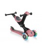 Globber - Scooter Go Up Deluxe Play Lights Pastel Pink