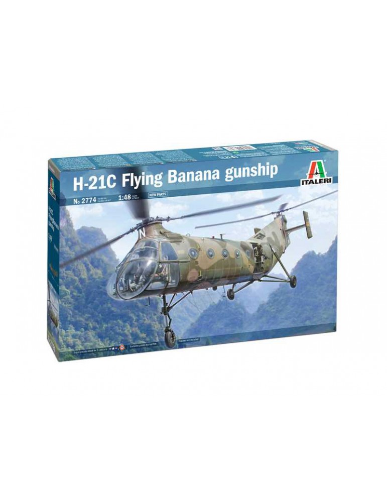 Italeri Piasecki H-21C Flying Banana GunShip (1:48)