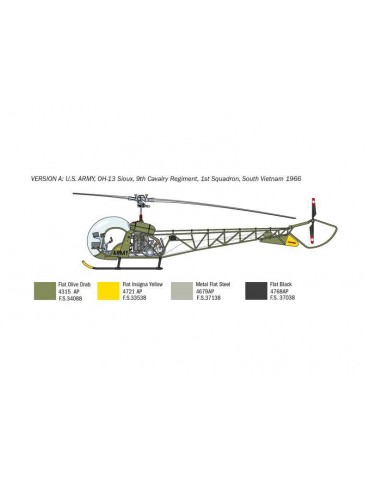 Italeri Bell OH-13 Sioux Corean War (1:48)