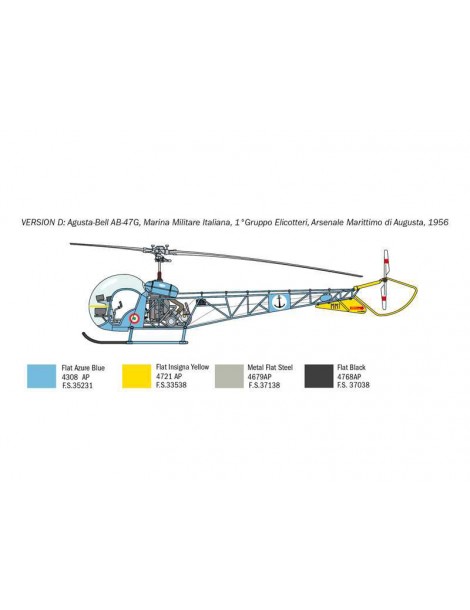 Italeri Bell OH-13 Sioux Corean War (1:48)