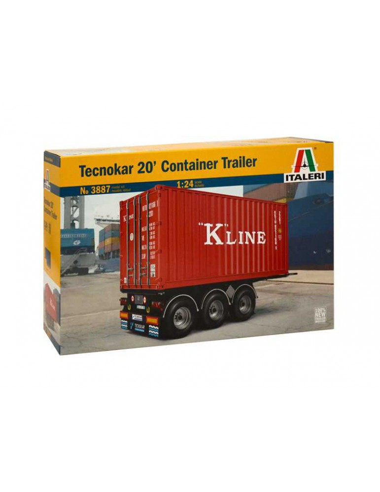 Italeri Tecnokar 20 Container Trailer (1:24)
