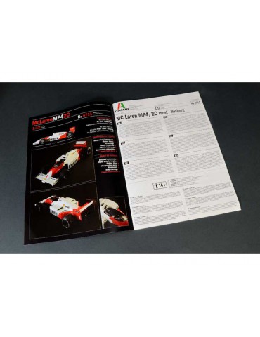 Italeri McLaren MP4/2C Prost Rosberg (1:12)