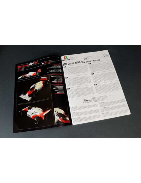 Italeri McLaren MP4/2C Prost Rosberg (1:12)