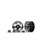 Traxxas Wheels 2.2" chrome (2)/ center caps (2) (requires 8255A)