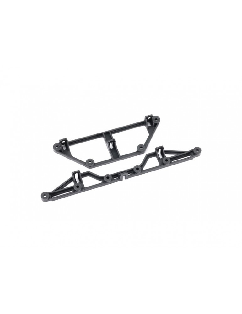 Traxxas Body mounts, front & rear (fits 9230)
