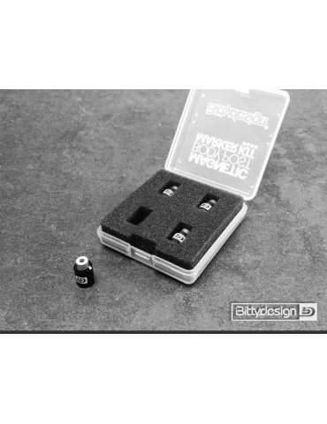 Magnetic Body Post Marker Kit - Big Scale - Black