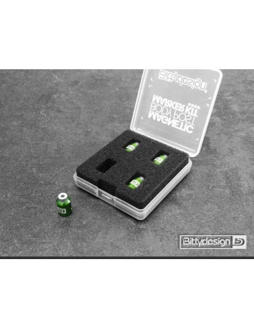 Magnetic Body Post Marker Kit - Big Scale - Black