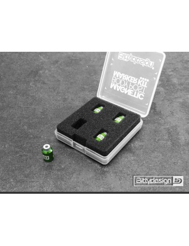Magnetic Body Post Marker Kit - Big Scale - GREEN