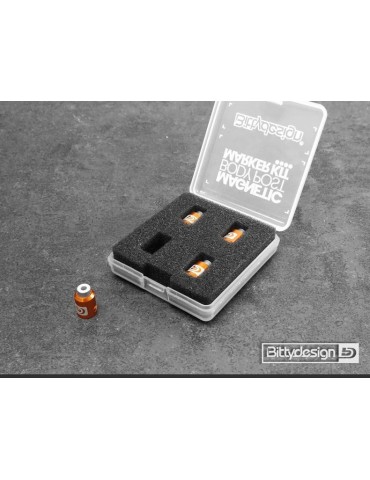 Magnetic Body Post Marker Kit - Big Scale - ORANGE