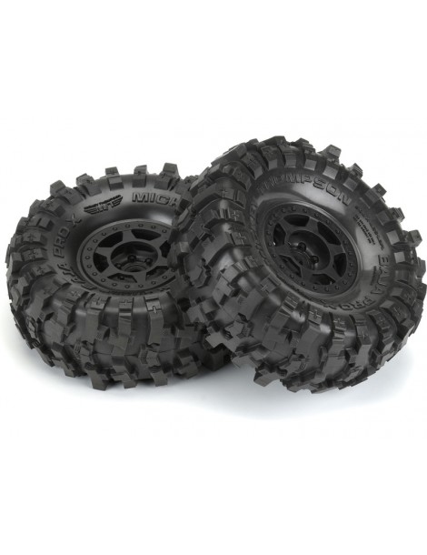 Pro-Line Wheels 1.9", Mickey Thompson Baja Pro X G8 tire, Holcomb H12 wheel (2)
