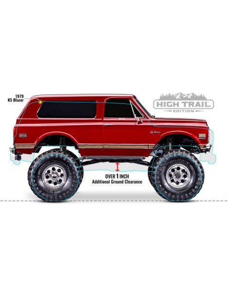 Traxxas TRX-4 Chevrolet Blazer 1972 1:10 TQi RTR red