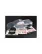 Traxxas Body, E-Maxx Brushless (clear, requires painting)/ decal sheet