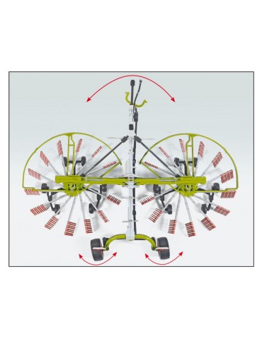 Wiking Claas Liner 2600 1:32 with Swather