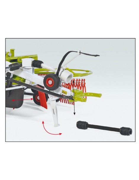 Wiking Claas Liner 2600 1:32 with Swather