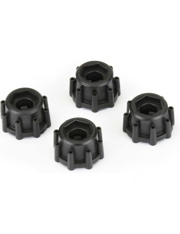 Pro-Line Hex Adapters 8x32mm to H17 (4) (Offset 1/2")