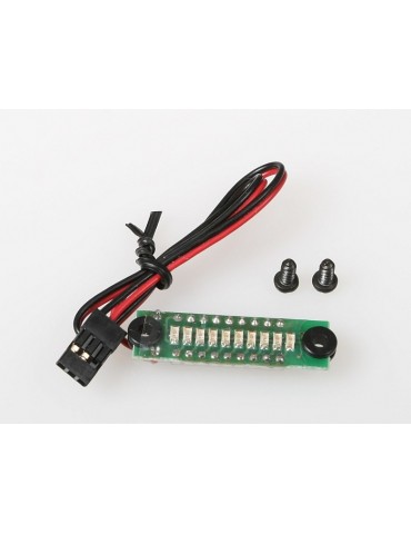 JR065/4 10LED Rx accu 4 cells indicator