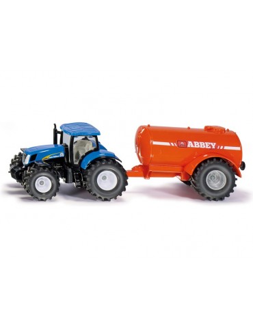 SIKU Farmer - Tractor with vacuum tanker 1:50